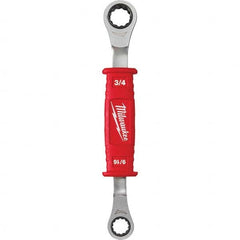 Milwaukee Tool - Combination Wrenches Type: Combination Wrench Tool Type: Ratcheting; Reversible Ratcheting - Exact Industrial Supply