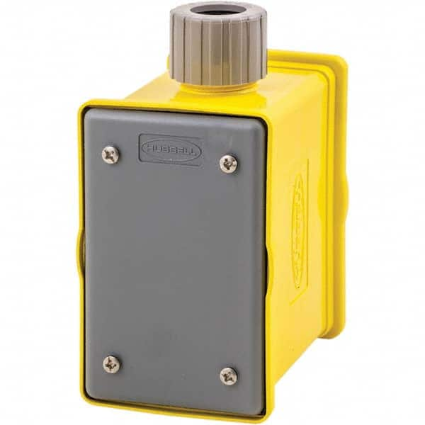 Hubbell Wiring Device-Kellems - Electrical Outlet Boxes & Switch Boxes Enclosure Type: Portable Outlet Box Enclosure Shape: Rectangle - Exact Industrial Supply