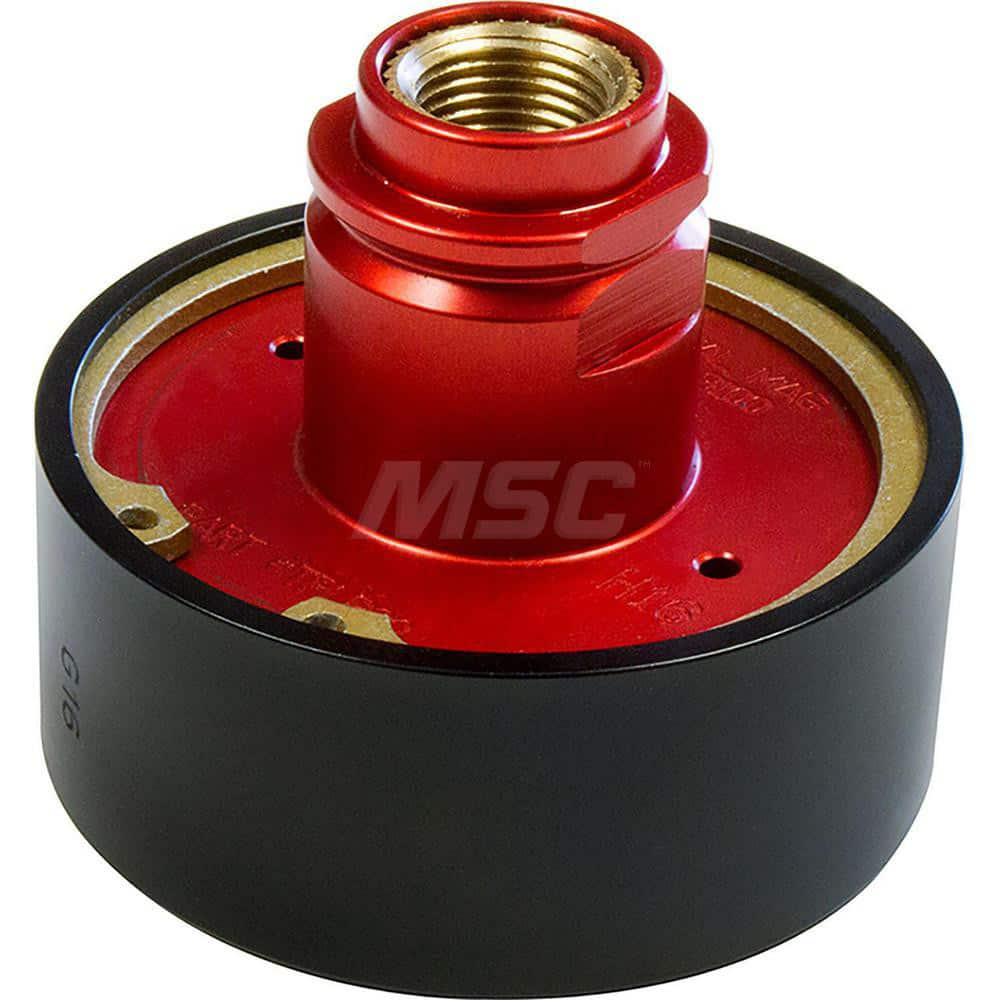 End Effector Accessories; Product Type: Magnetic Gripper; Product Orientation: Horizontal; Body Material: Aluminum; Component Material: Aluminum; Brass; Steel; Rare Earth Magnet; Maximum Product Load (Lb.): 53; Overall Diameter (Decimal Inch): 3; Overall