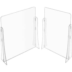 USA Sealing - 48" x 36" Partition & Panel System-Social Distancing Barrier - Exact Industrial Supply