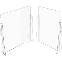 USA Sealing - 36" x 36" Partition & Panel System-Social Distancing Barrier - Exact Industrial Supply