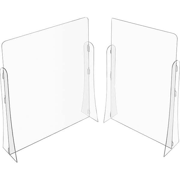 USA Sealing - 48" x 48" Partition & Panel System-Social Distancing Barrier - Exact Industrial Supply