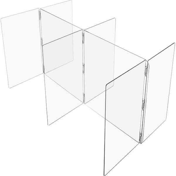 USA Sealing - 36" x 96" Partition & Panel System-Social Distancing Barrier - Exact Industrial Supply