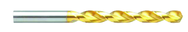7.9mm Dia. - HSS Parabolic Jobber Drill-130° Point-TiN - Exact Industrial Supply
