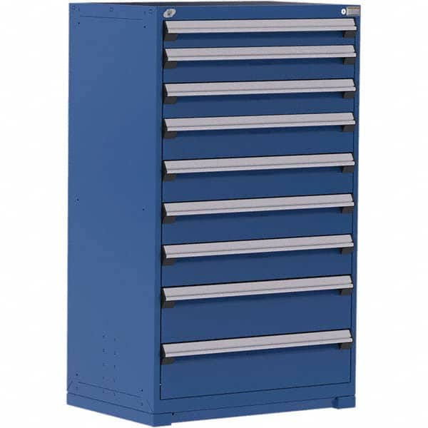 Rousseau Metal - Modular Storage Cabinets Number of Drawers: 9.000 Height (Inch): 60 - Exact Industrial Supply