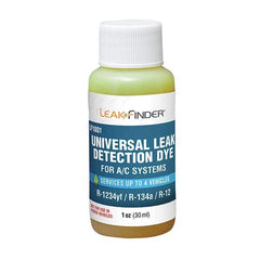 Leak Finder - Automotive Leak Detection Dyes Applications: Refrigeration Container Size: 1 oz. - Exact Industrial Supply