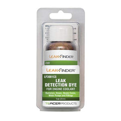 Leak Finder - Automotive Leak Detection Dyes Applications: Coolant Container Size: 1 oz. - Exact Industrial Supply