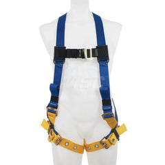 Fall Protection Harnesses: 400 Lb, Single D-Ring Style, Size 2X-Large, For General Industry, Back