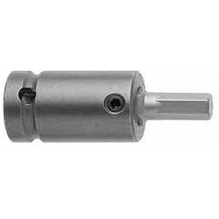 Apex - Hand Hex & Torx Bit Sockets; Tool Type: Power Socket ; Drive Size (Inch): 3/8 ; Hex Size (mm): 5.000 ; Overall Length (Inch): 2-1/4 - Exact Industrial Supply
