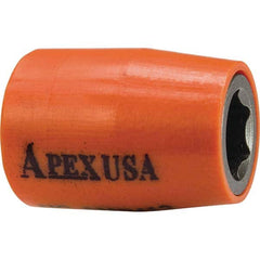 Apex - Specialty Sockets; Type: U-Guard ; Hex Size (mm): 13.000 ; Drive Size: 3/8 ; Overall Length (Inch): 2.05 ; Overall Length (Inch): 2.05 - Exact Industrial Supply