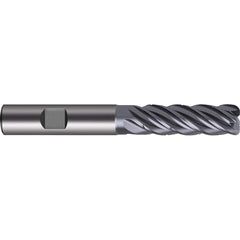 Guhring - 8mm Diam 5 Flute Carbide 1mm Corner Radius End Mill - Exact Industrial Supply