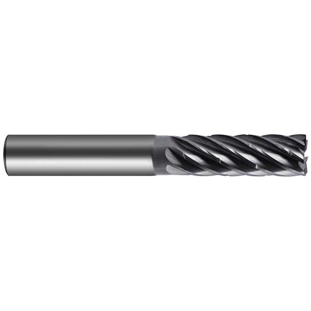 Guhring - 1/2" Diam 7 Flute Carbide 0.01" Chamfer Width End Mill - Exact Industrial Supply