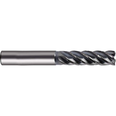 Guhring - 12mm Diam 5 Flute Carbide 0.24mm Chamfer Width End Mill - Exact Industrial Supply