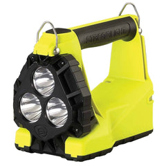 Handheld Flashlight: LED, 24 hr Max Run Time 2 Light Modes, Nylon, Yellow