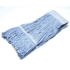 Ability One - Wet Mop Heads & Pads; Style: Loop End ; Material: Rayon; Acrylic; PET ; Approximate Weight (oz.): 16 ; Mop Color: Blue ; Headband Size (Inch): 5-1/2 ; Connection Type: Clamp Jaw