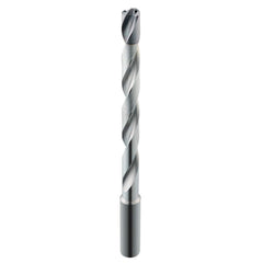 SGS - #29 135° Spiral Flute Solid Carbide Taper Length Drill Bit - Exact Industrial Supply