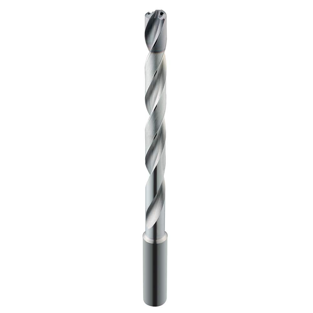 SGS - 9mm 135° Spiral Flute Solid Carbide Taper Length Drill Bit - Exact Industrial Supply