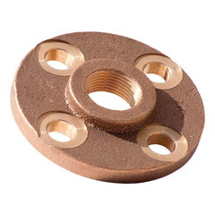 Merit Brass - Brass & Chrome Pipe Fittings Type: Threaded Flange Fitting Size: 1 - Exact Industrial Supply