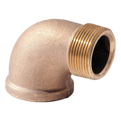 Merit Brass - Brass & Chrome Pipe Fittings Type: 90 Degree Street Elbow Fitting Size: 3 - Exact Industrial Supply