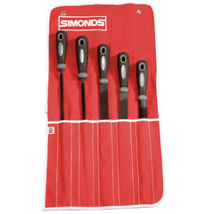 Simonds File - File Sets File Set Type: American File Types Included: Mill; Half Round; Round; Slim Taper; Rasp - Exact Industrial Supply