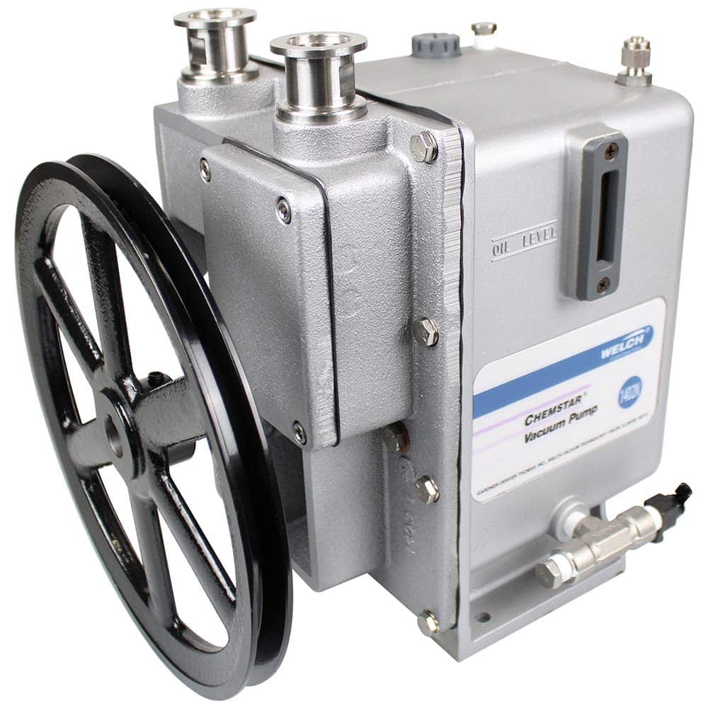 Welch - Rotary Vane-Type Vacuum Pumps; Horsepower: N/A ; Voltage: N/A ; Cubic Feet per Minute: 5.60 ; Length (Decimal Inch): 10.0000 ; Width (Decimal Inch): 12.0000 ; Height (Inch): 15 - Exact Industrial Supply
