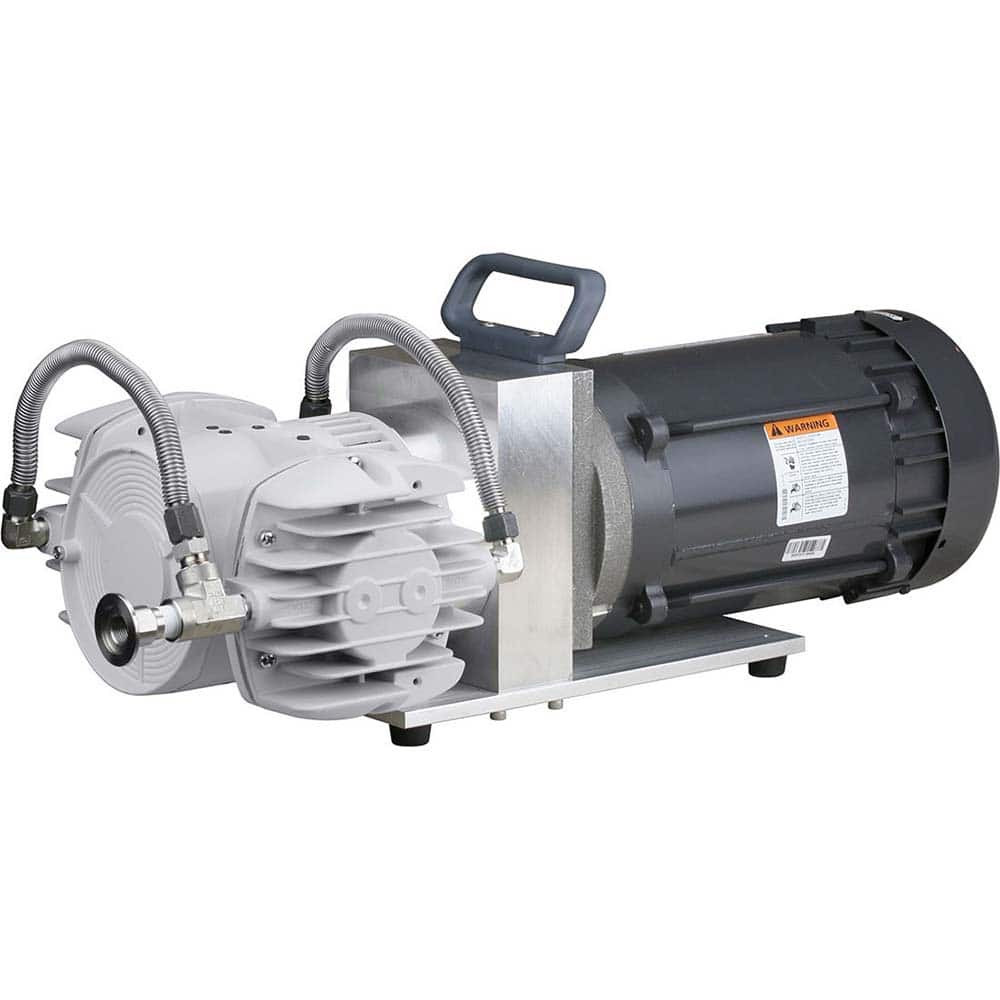 Welch - 1/2 hp 115/230V Oil-less Diaphragm Compressor - Exact Industrial Supply
