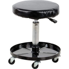 Vestil - Swivel & Adjustable Stools Type: Adjustable Height Stool Base Type: PAD Base - Exact Industrial Supply