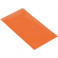 Vestil - 6" High x 3' Long x 3" Wide Barrier Reflective Sheeting - Orange - Exact Industrial Supply