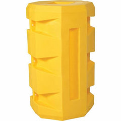 Vestil - 24" Wide x 24" Deep x 42" High, Polyethylene Column Protector - Fits 8" Columns, Yellow - Exact Industrial Supply