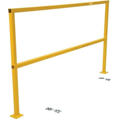 Vestil - 4" Long x 42" High, Steel Square Handrails - Exact Industrial Supply
