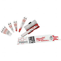 Milwaukee Tool - Reciprocating Saw Blade Sets Blade Material: Bi-Metal Minimum Blade Length (Inch): 6 - Exact Industrial Supply