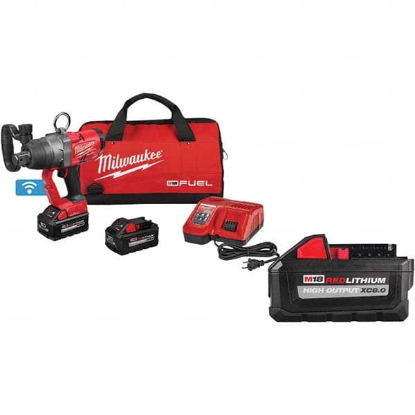 Milwaukee Tool - Cordless Impact Wrenches & Ratchets Voltage: 18.0 Drive Size (Inch): 1 - Exact Industrial Supply