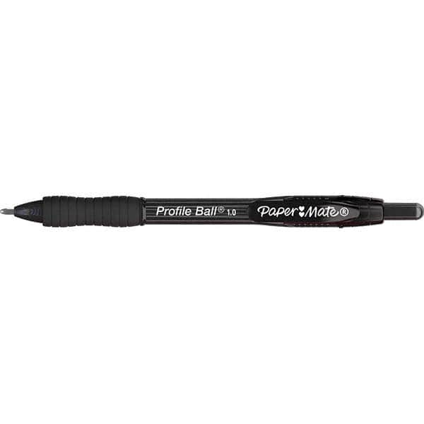 Paper Mate - Pens & Pencils Type: Retractable Ball Point Pen Color: Black - Exact Industrial Supply