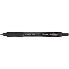 Paper Mate - Pens & Pencils Type: Retractable Ball Point Pen Color: Black - Exact Industrial Supply