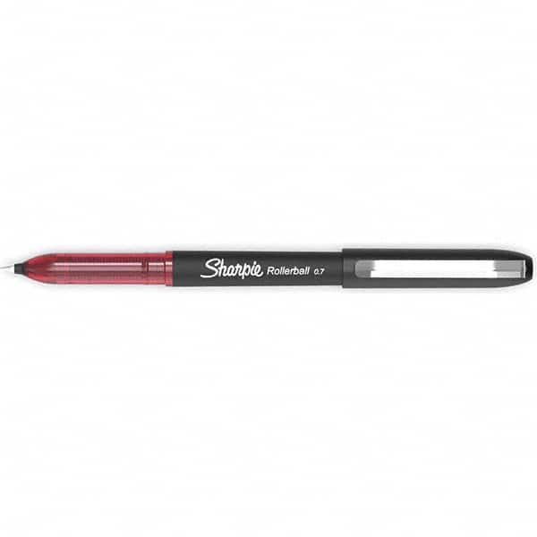 Sharpie - Pens & Pencils Type: Roller Ball Pen Color: Red - Exact Industrial Supply