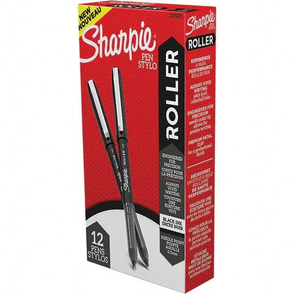 Sharpie - Pens & Pencils Type: Roller Ball Pen Color: Black - Exact Industrial Supply