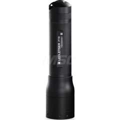 Aluminum Handheld Flashlight Flashlight 1000 Lumens, LED Bulb, Black Body, Includes (1) Battery Pack, Floating Charge System, Belt Pocket, Hand Strap, Mounting Material & USB Cable