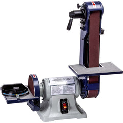 Palmgren - Combination Sanding Machines; Belt Length (Inch): 42 ; Belt Width (Inch): 2 ; Disc Diameter (Inch): 6.0000 ; Phase: 1 ; Voltage: 120 ; Belt Speed (ft/min): 4400 - Exact Industrial Supply