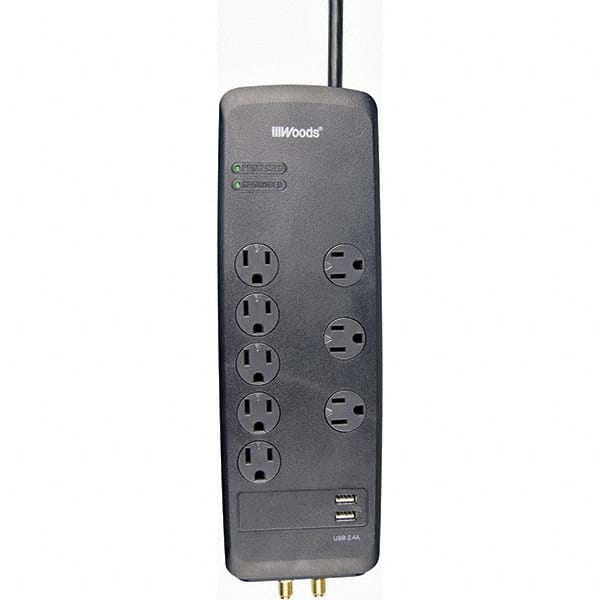 Southwire - Power Outlet Strips Amperage: 15 Voltage: 120 V - Exact Industrial Supply