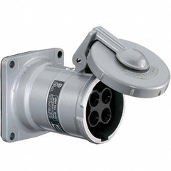 Hubbell Wiring Device-Kellems - Pin & Sleeve Receptacles Receptacle/Part Type: Receptacle Pin Configuration: 3 - Exact Industrial Supply