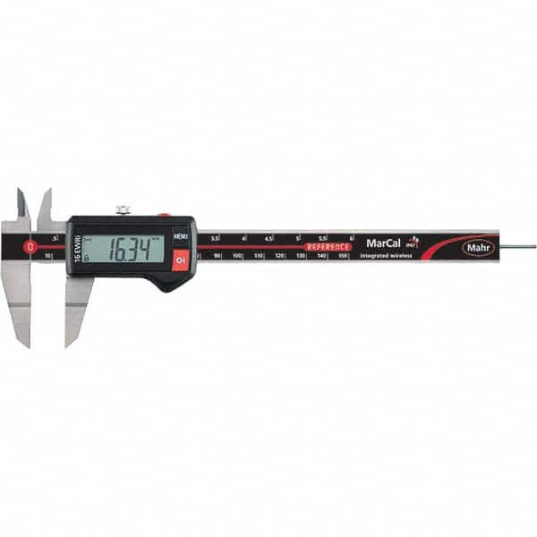 Mahr - 0 to 150mm Range, 0.01mm Resolution, IP67 Electronic Caliper - Exact Industrial Supply