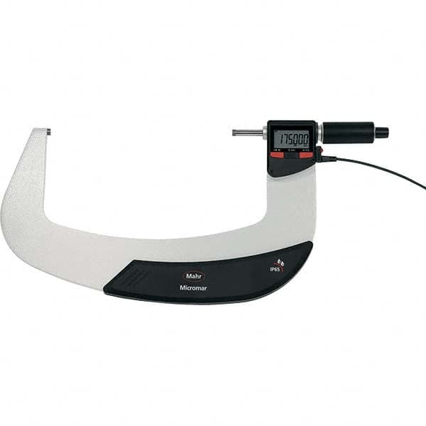 Mahr - Electronic Outside Micrometers Type: Standard Minimum Measurement (Decimal Inch): 5.0000 - Exact Industrial Supply