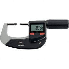 Mahr - Electronic Outside Micrometers Type: Standard Minimum Measurement (Decimal Inch): 0.0000 - Exact Industrial Supply