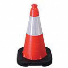 VizCon - Traffic Cones Type: Cone Color: Fluorescent Orange - Exact Industrial Supply