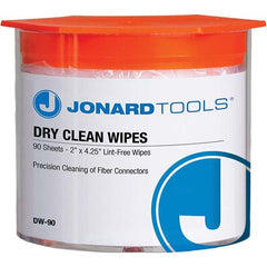 Jonard Tools - Cable Tools & Kits Tool Type: Dry Wipes for Cleaning Fiber Number of Pieces: 90.000 - Exact Industrial Supply