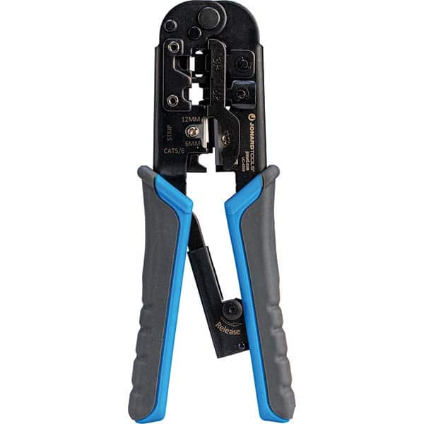 Jonard Tools - Crimpers Type: Pass-through Modular Crimping Tool Capacity: RJ-11, RJ-45 - Exact Industrial Supply