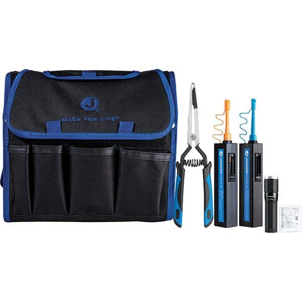 Jonard Tools - Cable Tools & Kits Tool Type: Fiber Connector Cleaning Kit Number of Pieces: 6.000 - Exact Industrial Supply