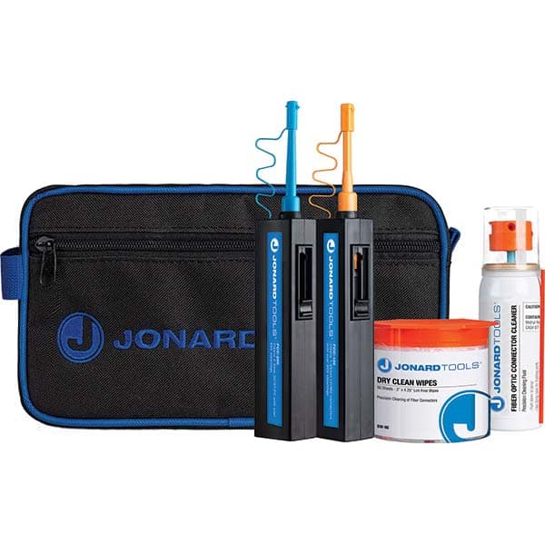 Jonard Tools - Cable Tools & Kits Tool Type: Fiber Cleaning Kit Number of Pieces: 5.000 - Exact Industrial Supply