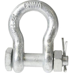 US Cargo Control - Shackles Load Limit (Ton): 3.25 Pin Type: Bolt&Nut - Exact Industrial Supply