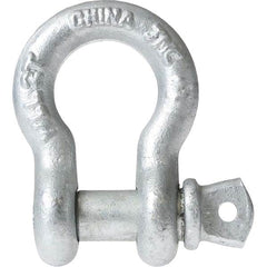 US Cargo Control - Shackles Load Limit (Ton): 12.00 Pin Type: Screw - Exact Industrial Supply